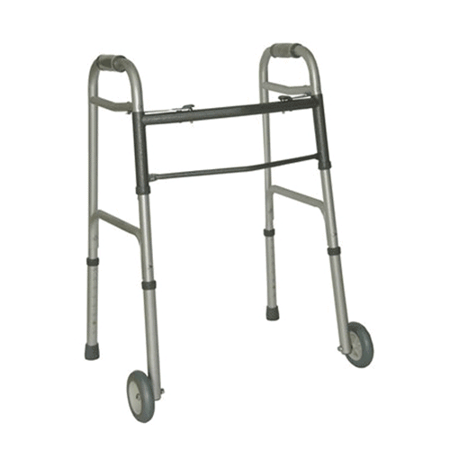 Aidacare Bariatric Walker Walking Frame with Zimmer Wheels