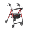 Freedom Walker With Adjustable Seat Height - Red 2
