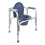 PE Care Natrual Aluminium Commode Chair