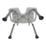 Shower Chair With Cut Out Height Adjustment