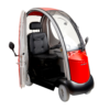Shoprider Rainrider Mobility Scooter Red with Removable Doors
