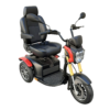 Shoprider Viking Three Wheel Mobility Scooter - Red