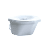 Redgum Pluo Shower Commode - Attendant Propelled