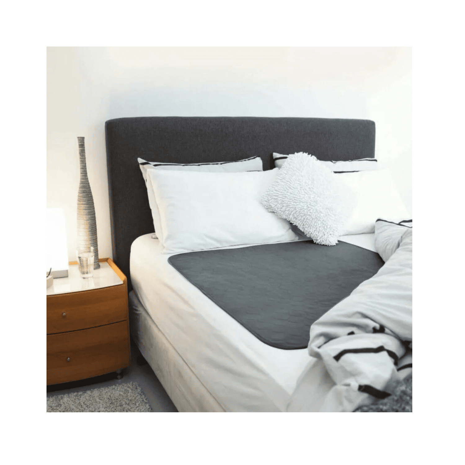 Conni Bed Pad - Charcoal