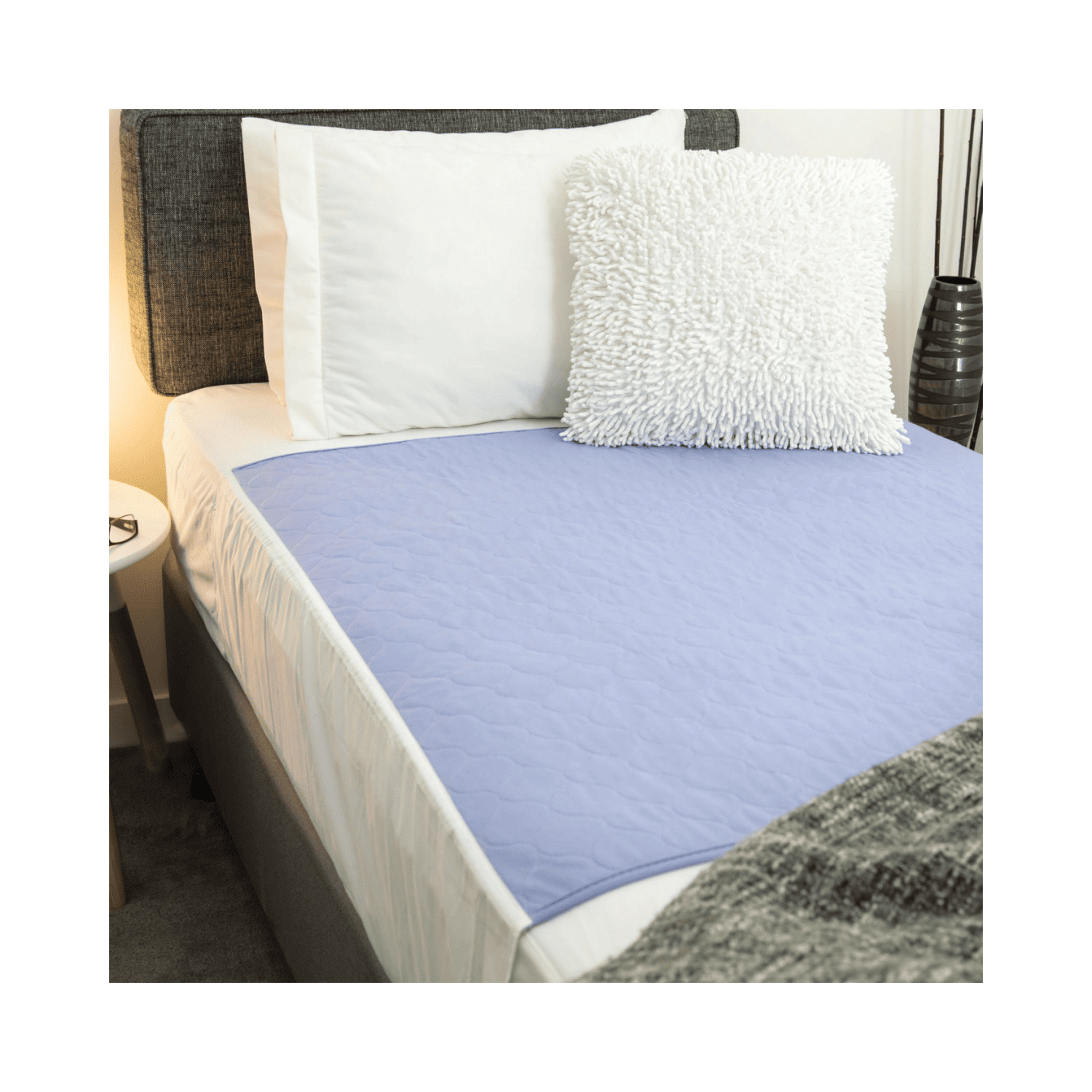 Conni Bed Pad with Tuck-ins_Mauve