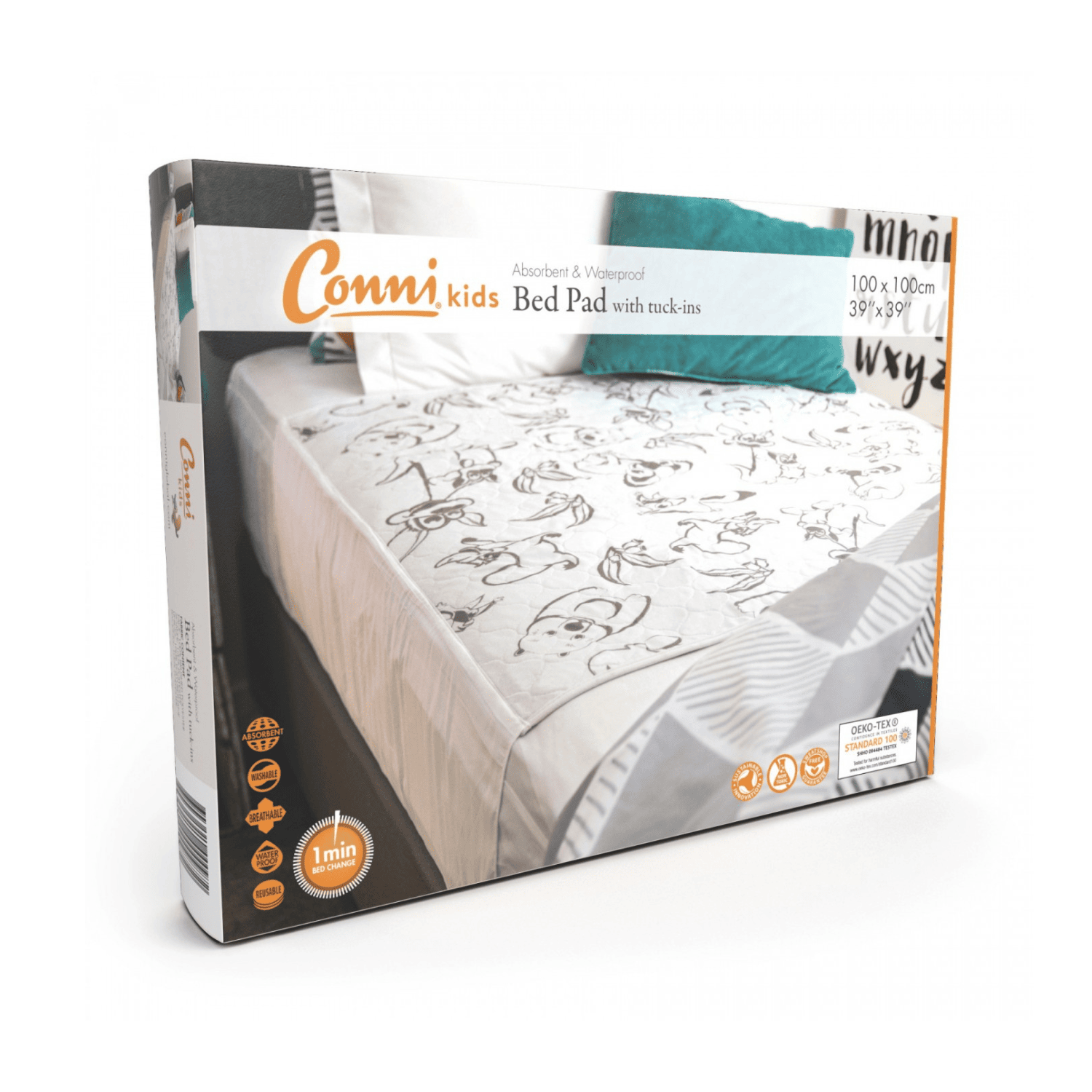 Conni Kids Bed Pad with Tuck-ins++