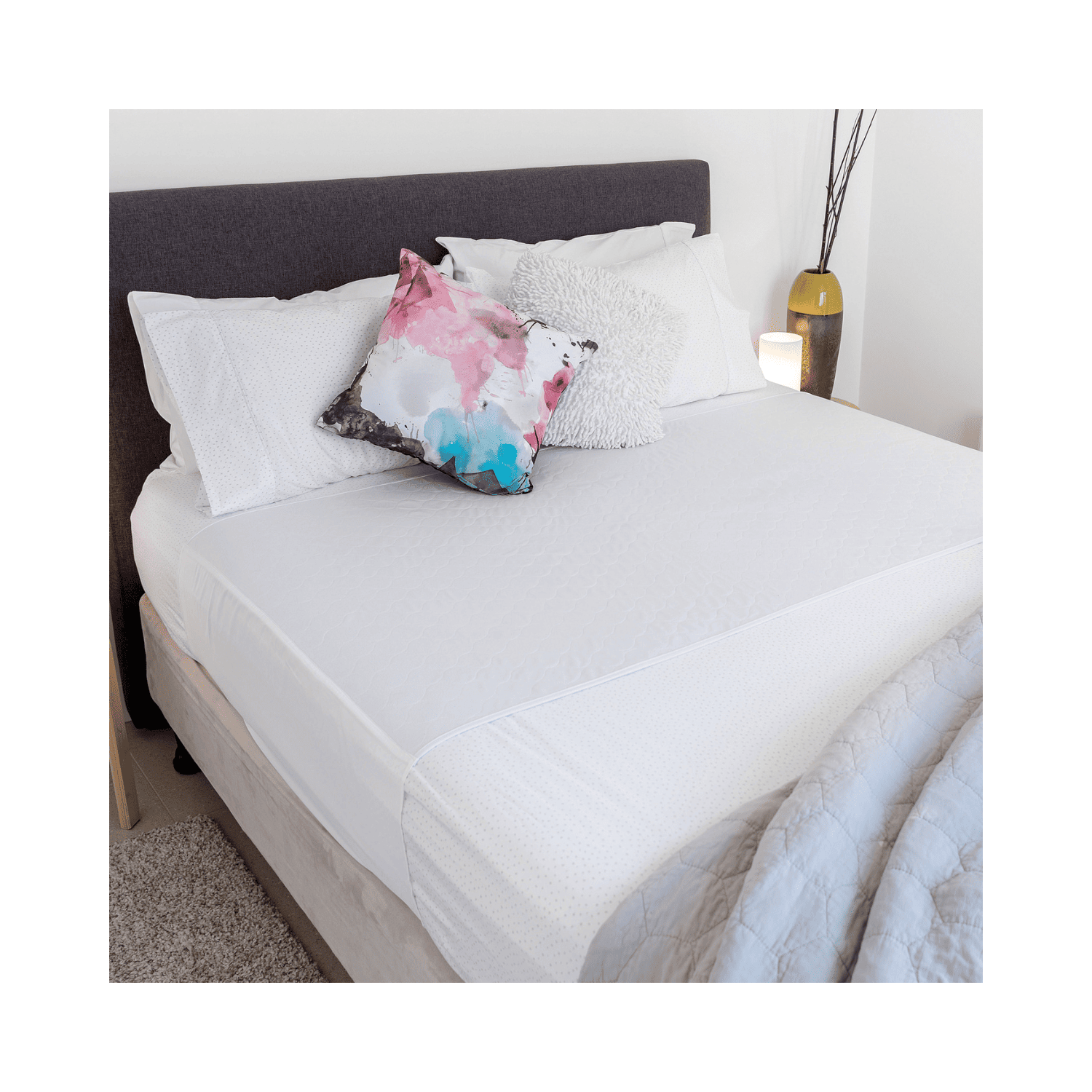 Conni X-Wide Bed Pad White