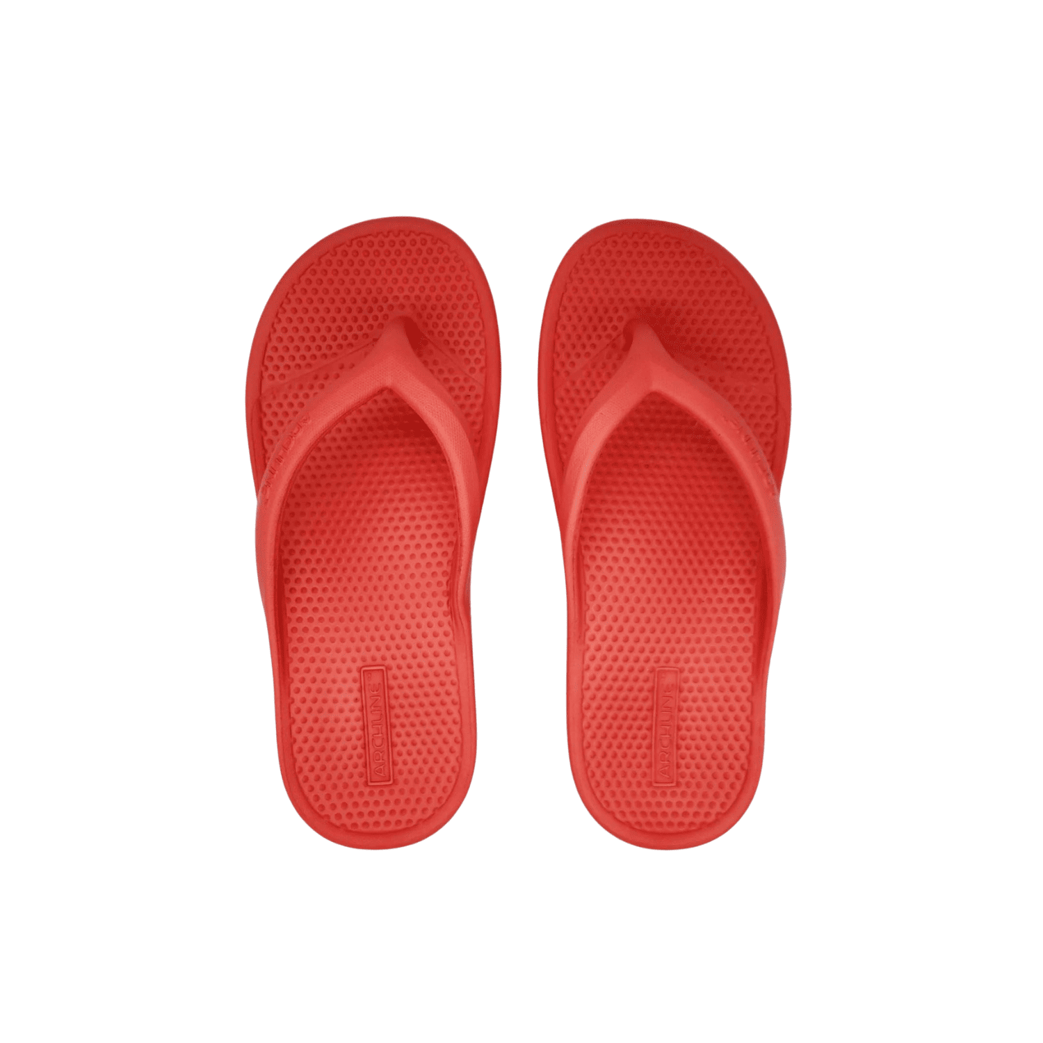 Archline Rebound Orthotic Thongs - Red_