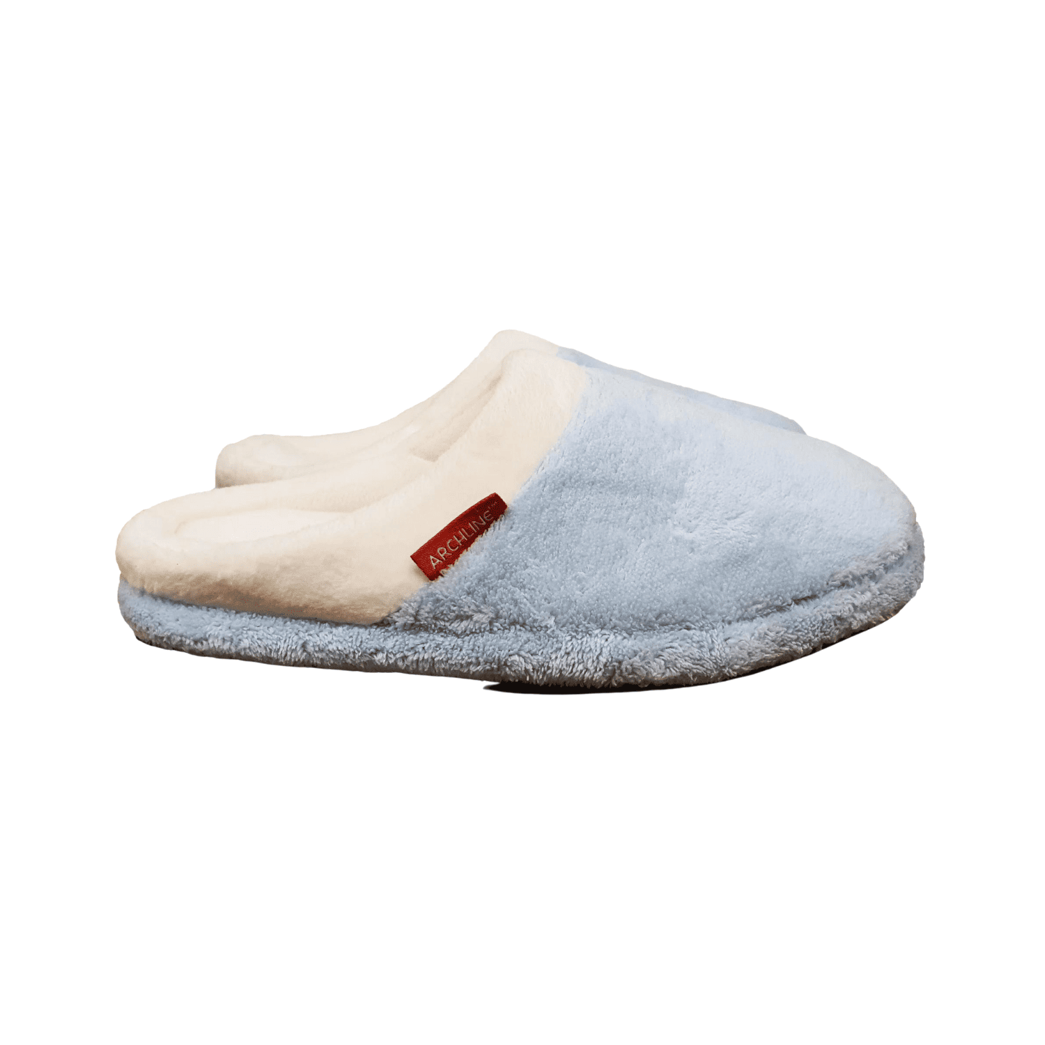 Baby Blue Closed + Archline Orthotic Slippers – Slip on+