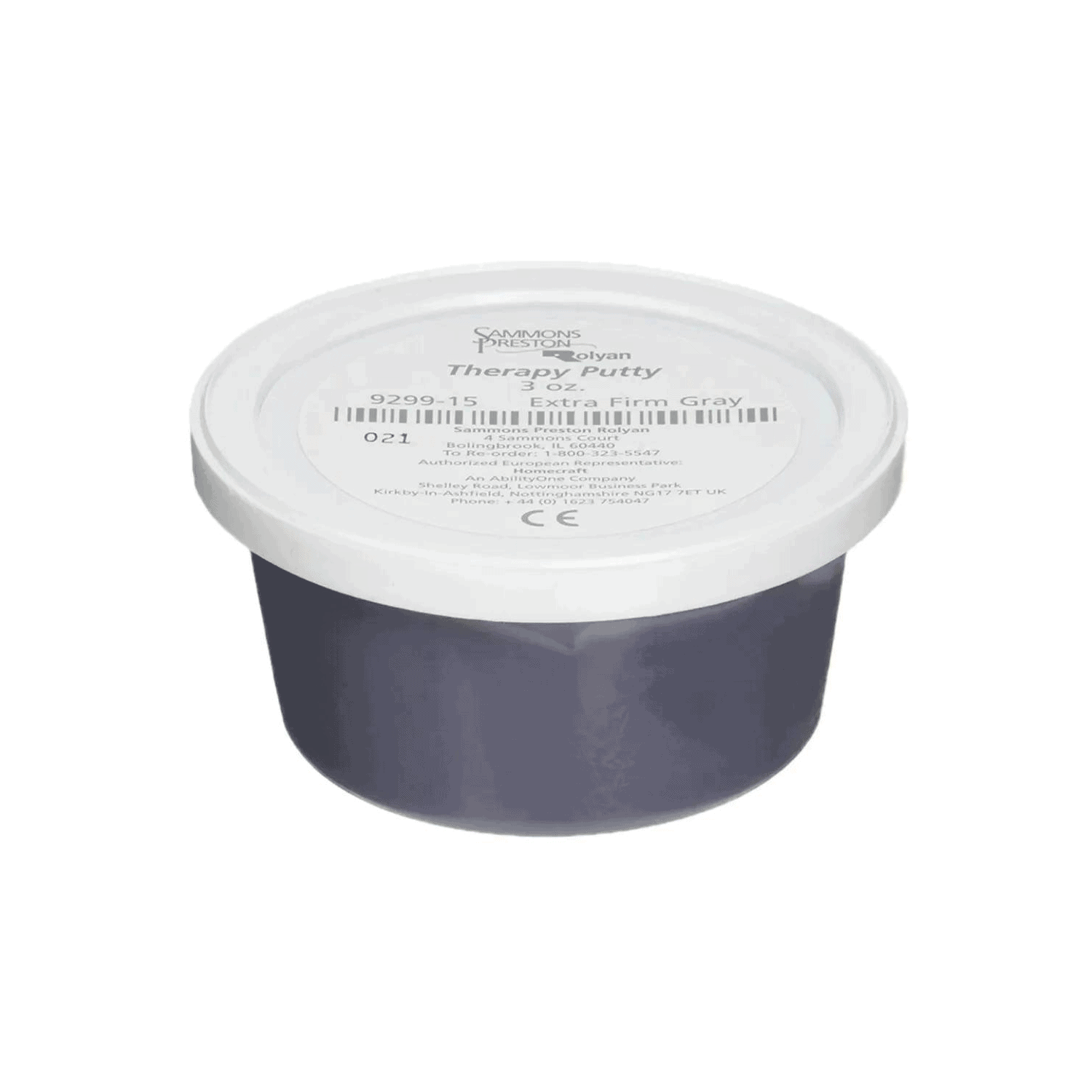 Rolyan Therapeutic Exercise Putty_Grey X-Firm