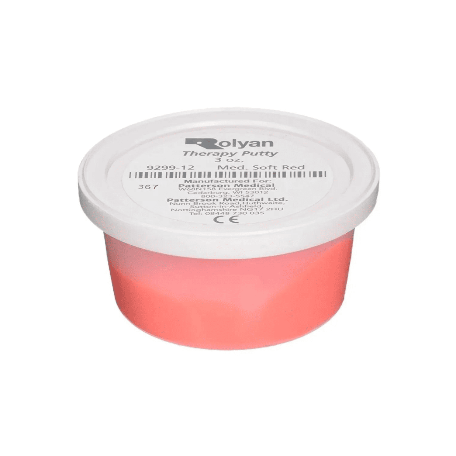 Rolyan Therapeutic Exercise Putty_Red Medium Soft