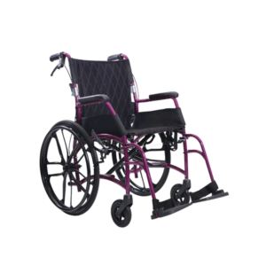 Purple Aspire VIDA X Folding Wheelchair (1)